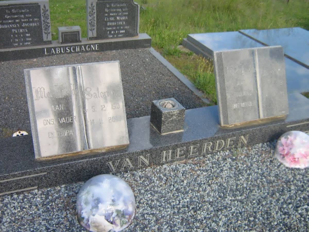 HEERDEN Salomo, van 1910-2008