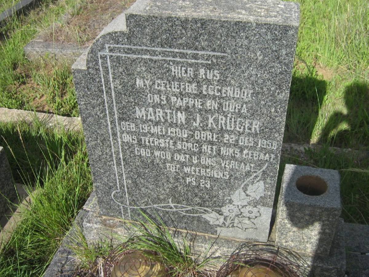 KRUGER Martin J. 1900-1950