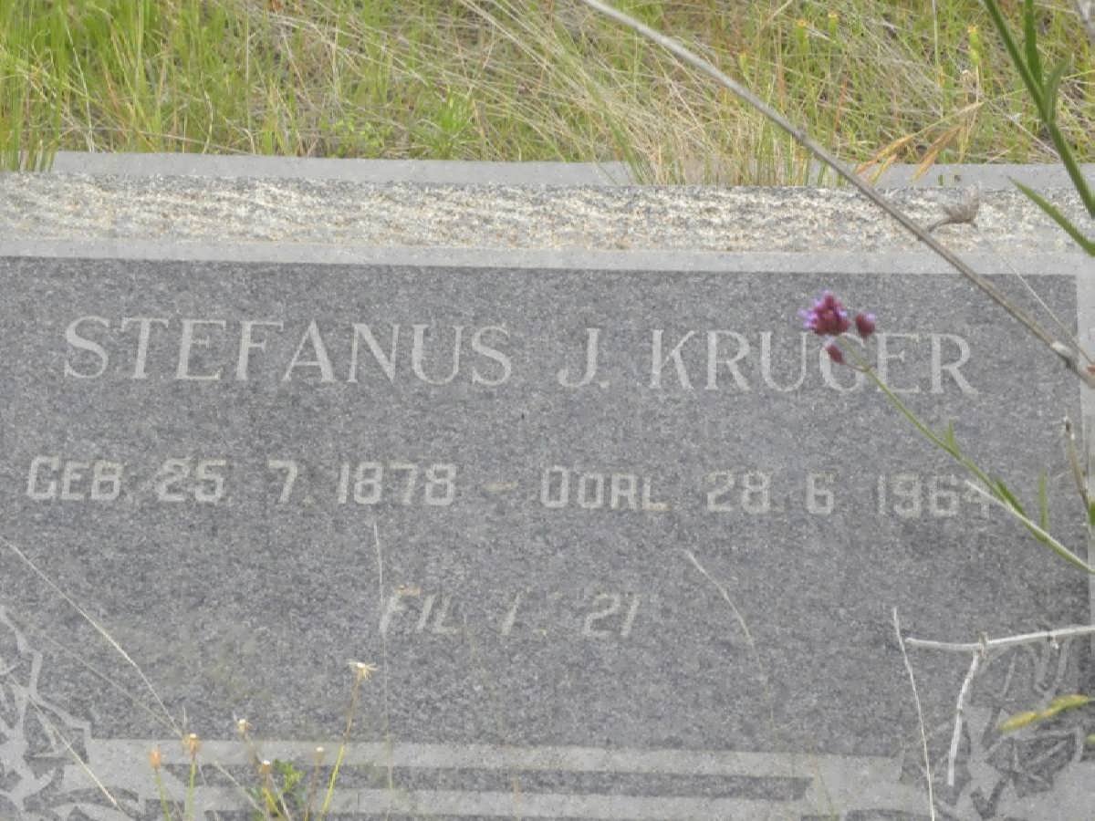 KRUGER Stefanus J. 1878-1964