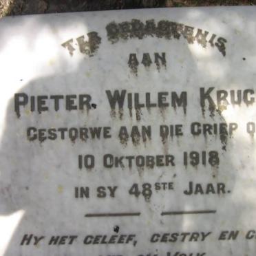 KRUGER Pieter Willem -1918