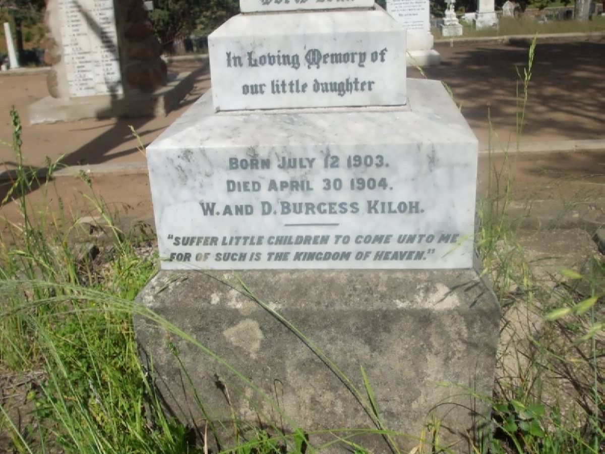 KILOH Baby, Burgess 1903-1904