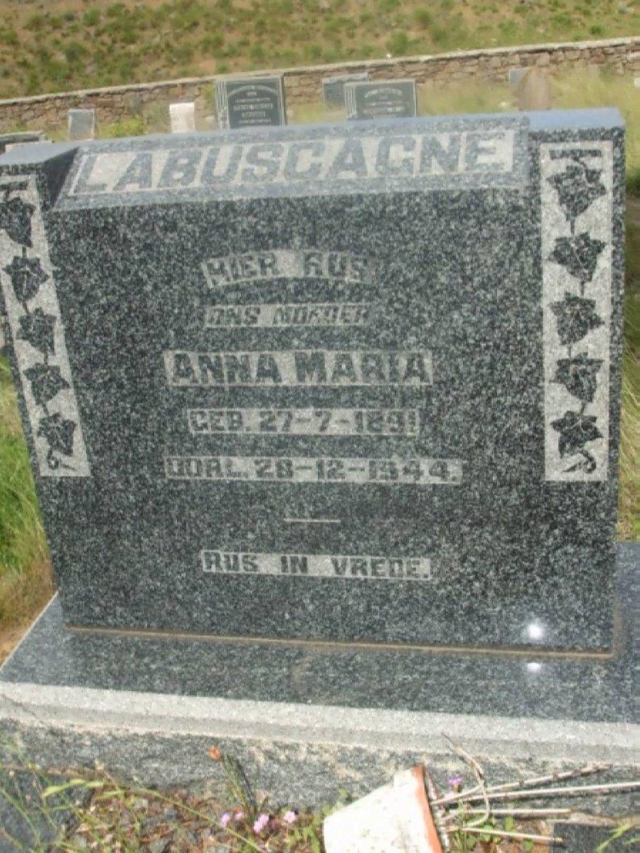 LABUSCHAGNE Anna Maria 1891-1944