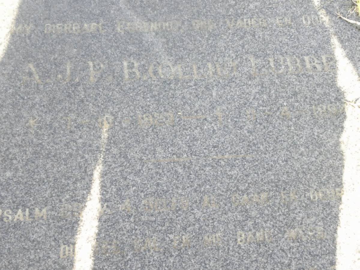 LUBBE A.J.P.B. 1923-1994