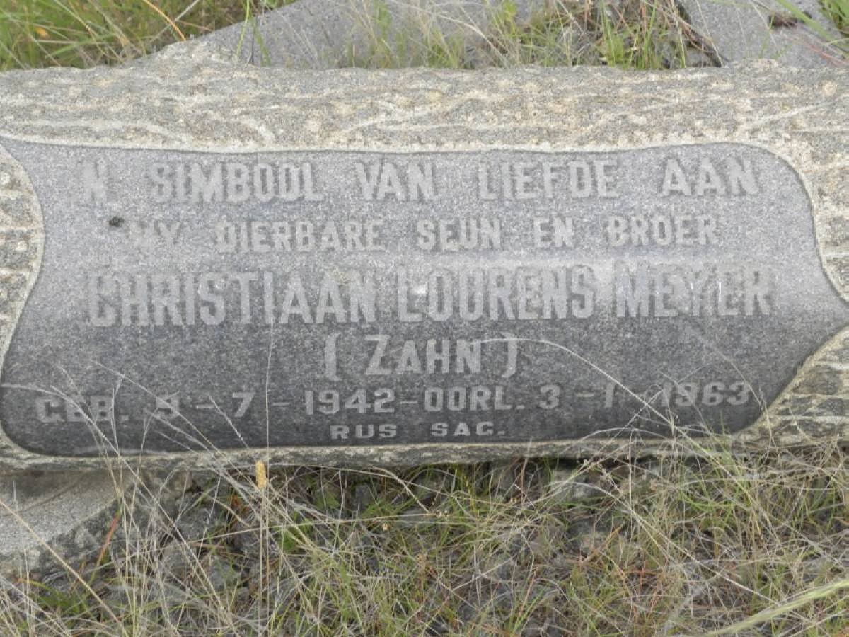 MEYER Christiaan Lourens 1942-1963