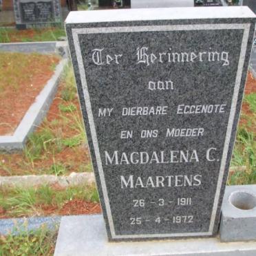 MAARTENS Magdalena C. 1911-1972