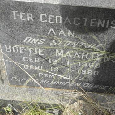 MAARTENS Boetie 1968-1968