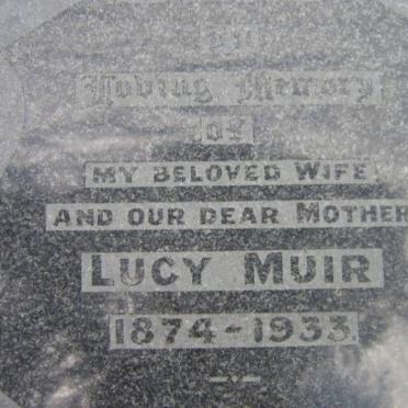 MUIR Lucy 1874-1933