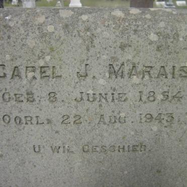 MARAIS Carel J. 1854-1943