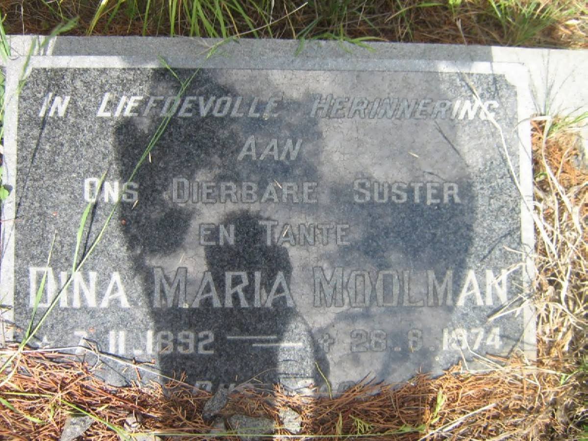 MOOLMAN Dina Maria 1892-1974