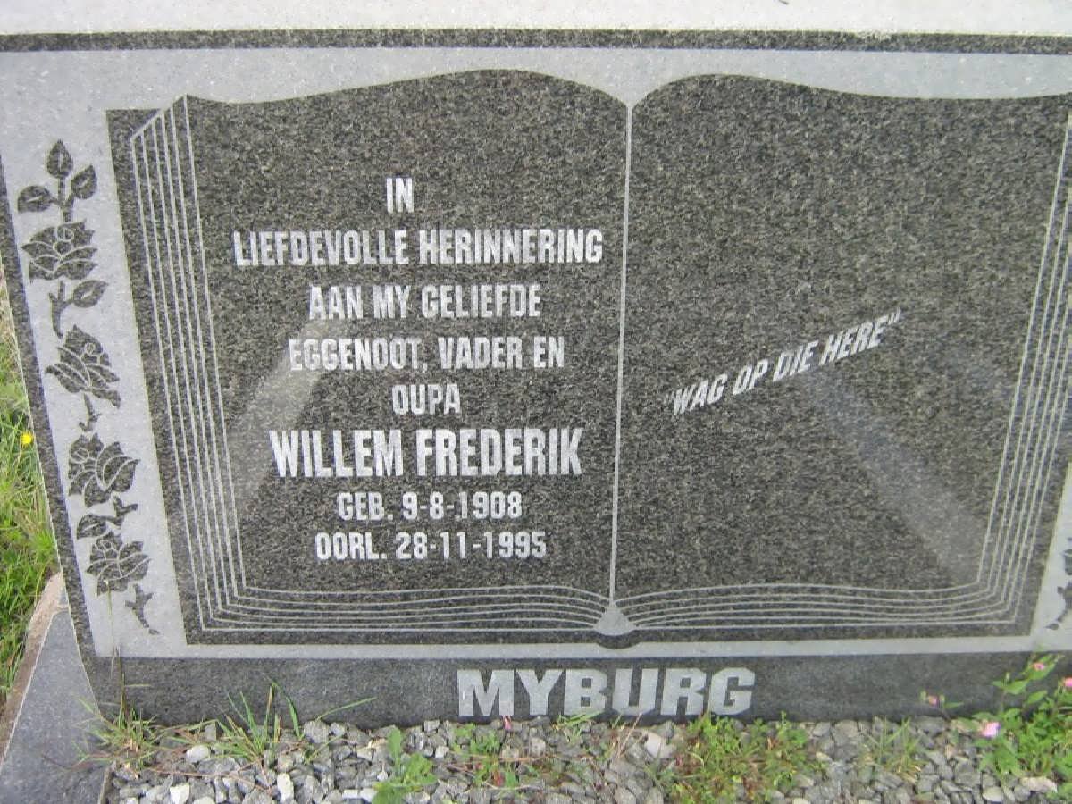 MYBURG Willem Frederik 1908-1995