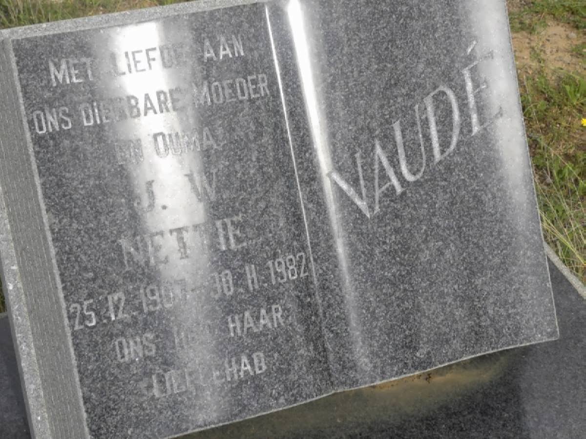 NAUDE J.W. 1907-1982