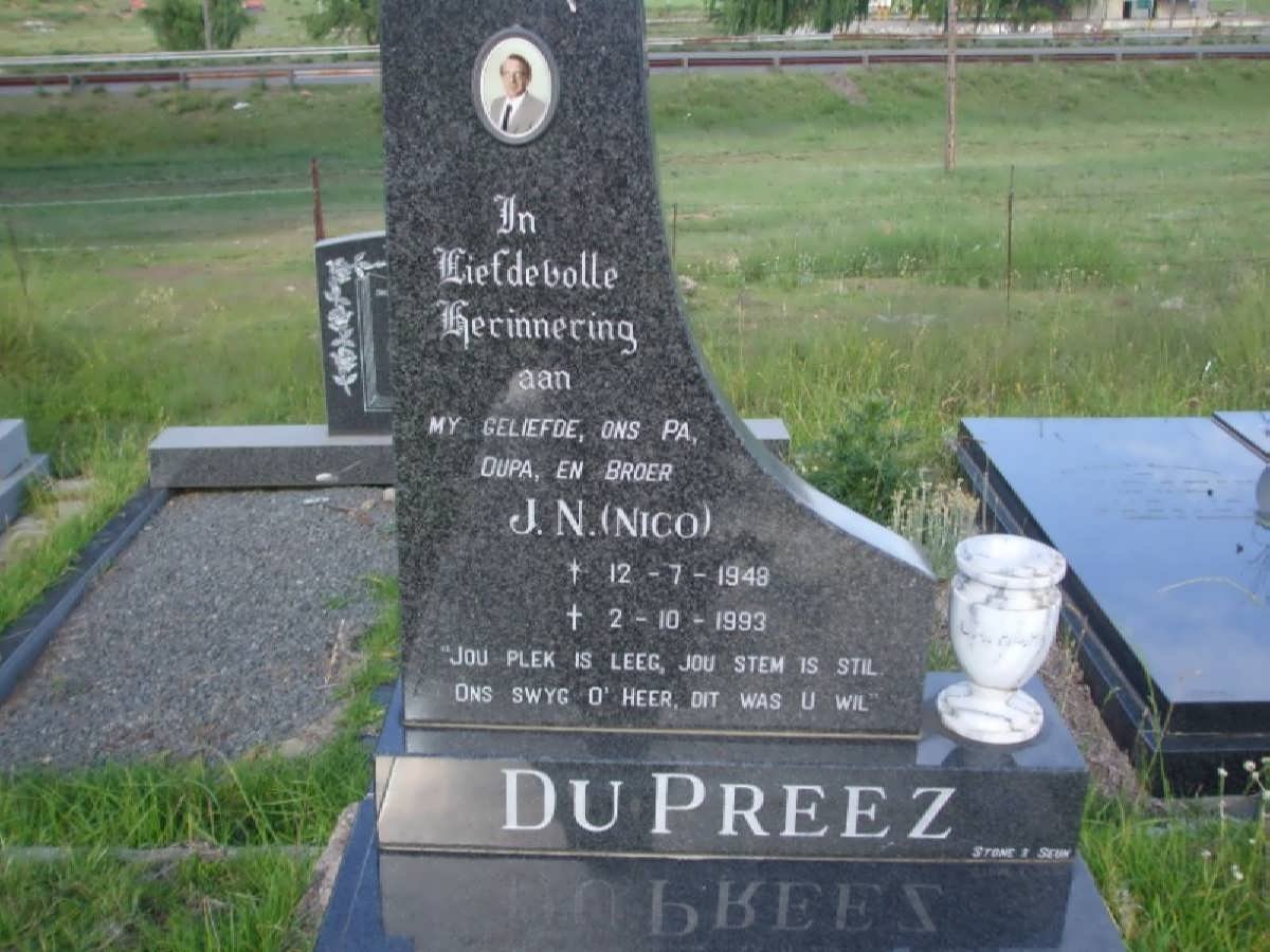 PREEZ J.N., du 1948-1993