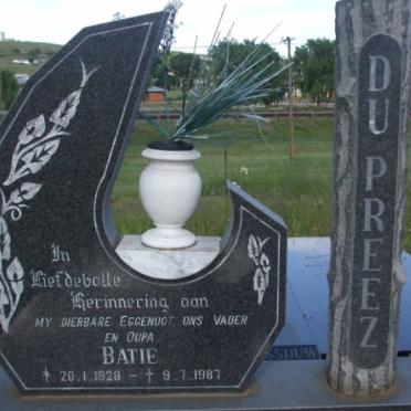 PREEZ Batie, du 1928-1987