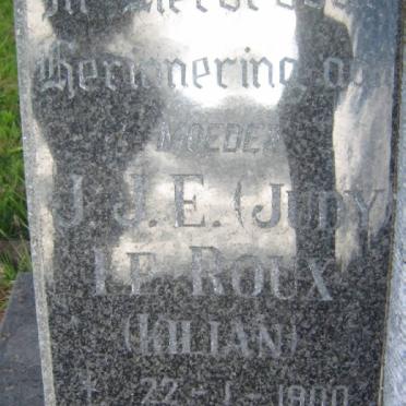 ROUX J.J.E., le nee KILIAN 1900-1986