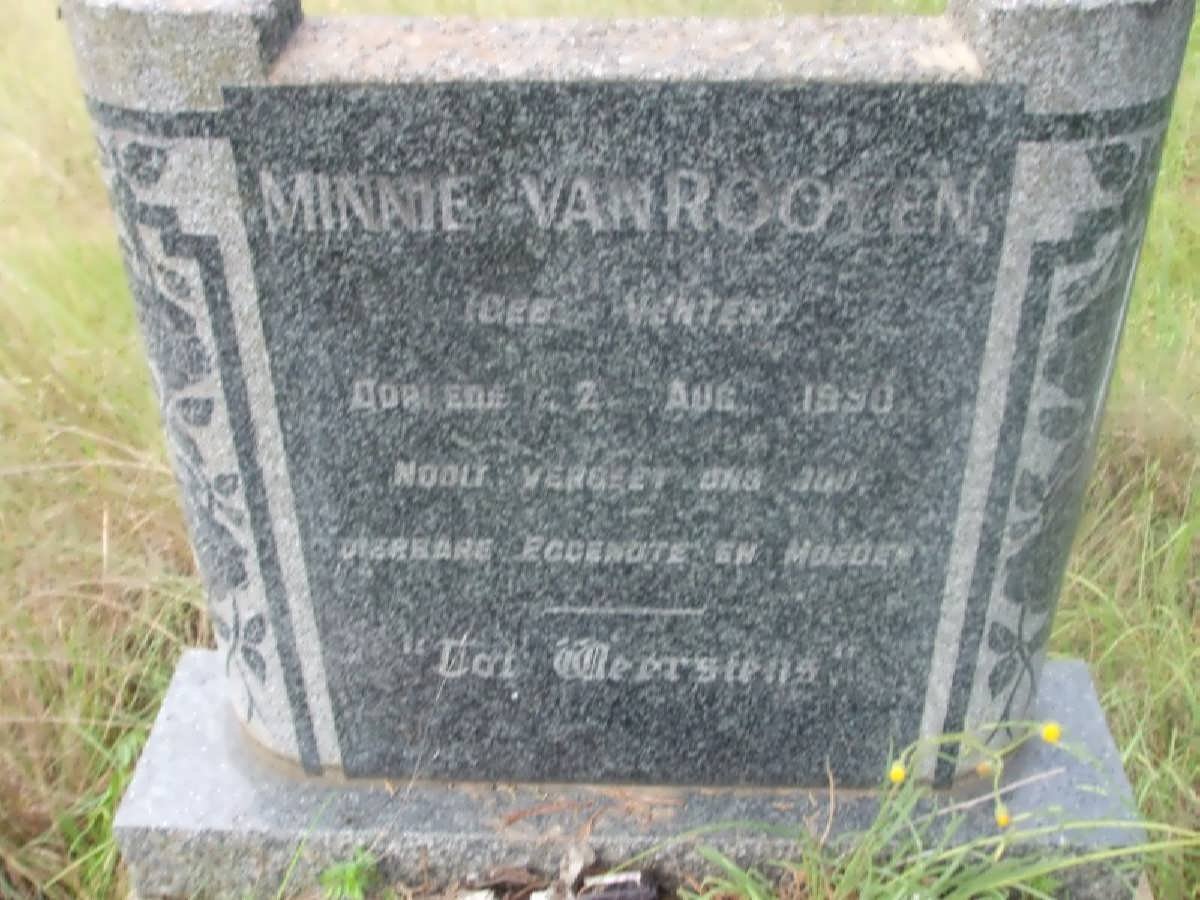 ROOYEN Minnie, van nee VENTER -1990