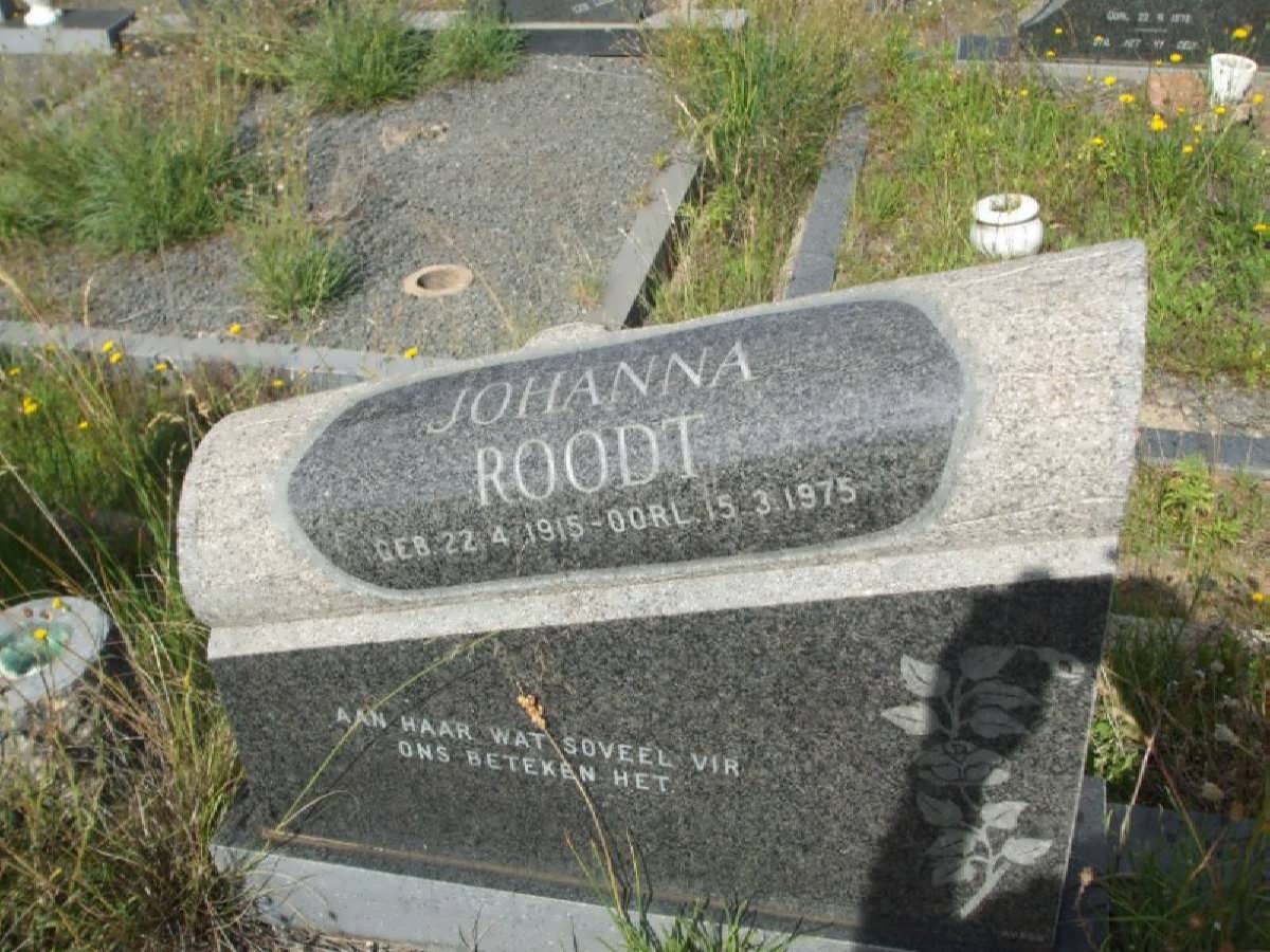 ROODT Johanna 1915-1975