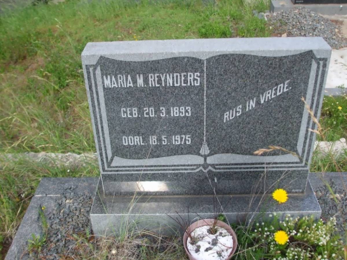 REYNDERS Maria M. 1893-1975