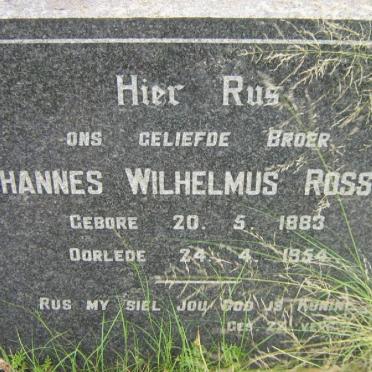 ROSSOUW Johannes Wilhelmus 1883-1954