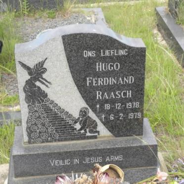 RAASCH Hugo Ferdinand 1978-1979