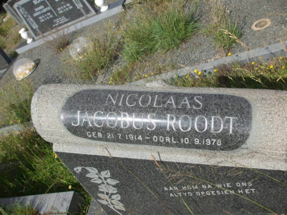 ROODT Nicolaas Jacobus 1914-1978