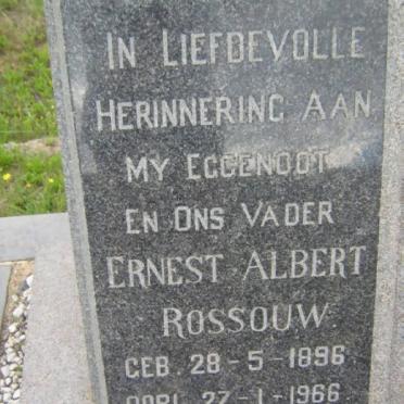 ROSSOUW Ernest Albert 1896-1966