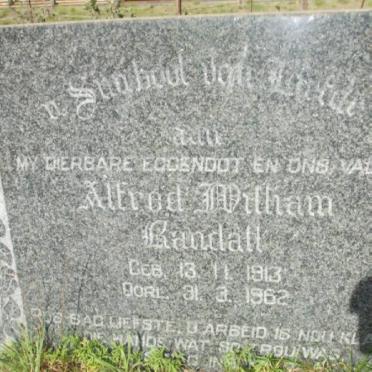 RANDALL Alfred William 1913-1962