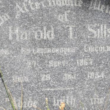 SILLS Harold T. 1867-1954