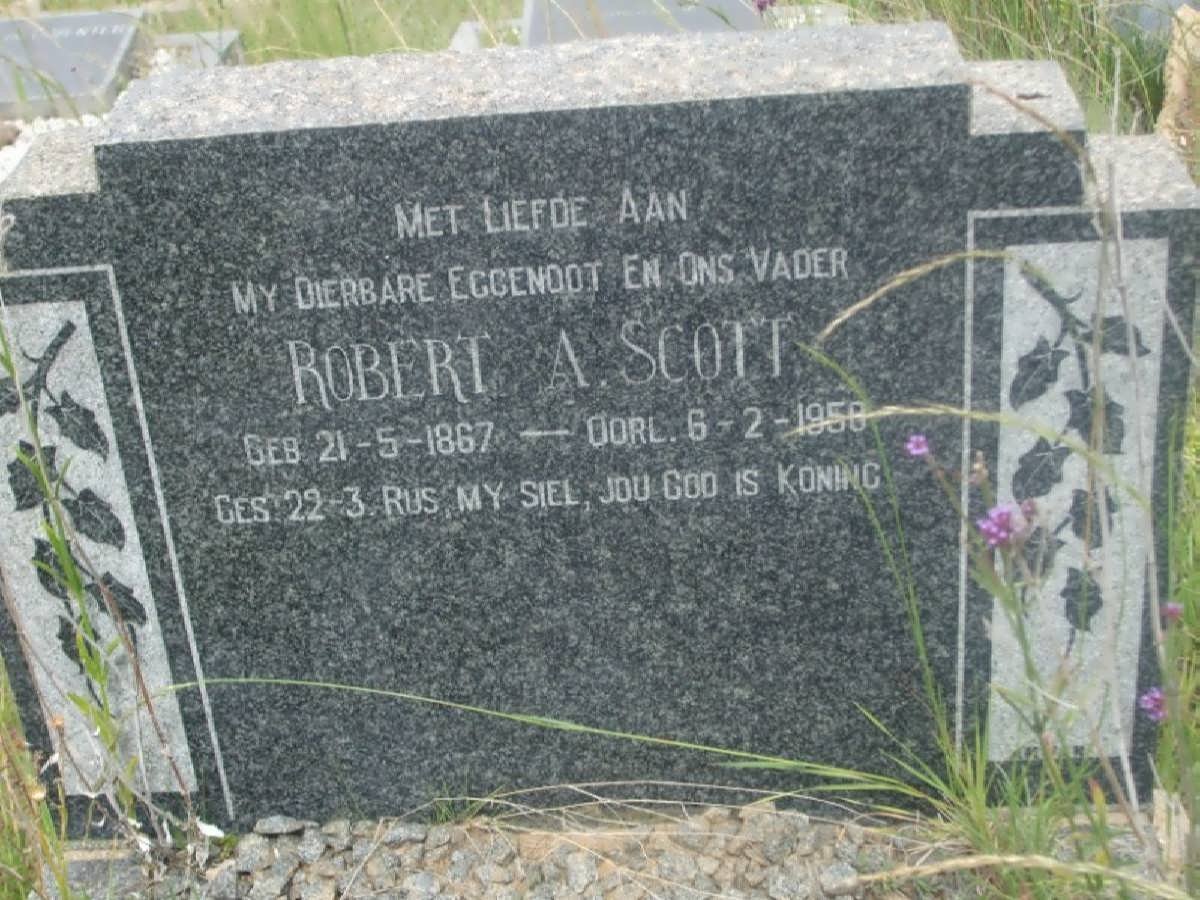 SCOTT Robert A. 1867-1950
