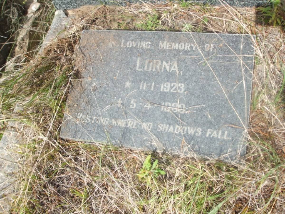 SCOTT Lorna 1923-1980