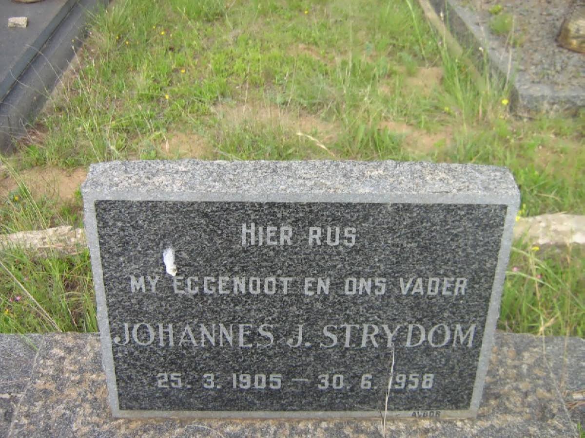 STRYDOM Johannes J. 1905-1958