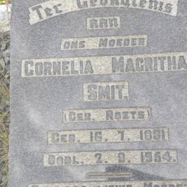 SMIT Cornelia Magritha nee ROETS 1881-1954