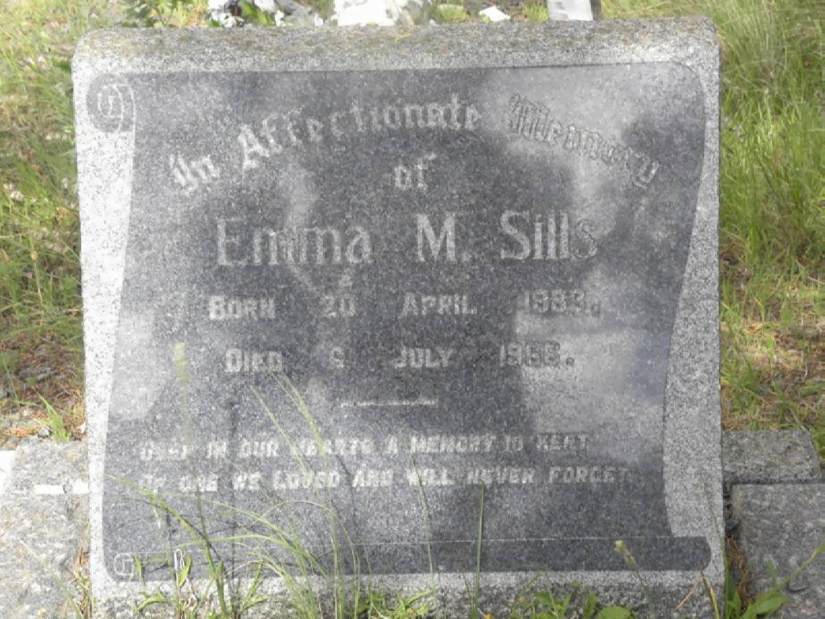 SILLS Emma M. 1883-1966