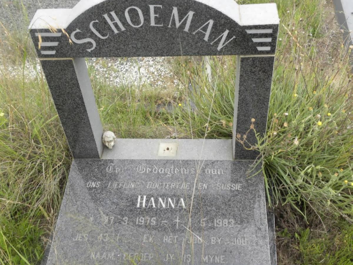 SCHOEMAN Hanna 1975-1983