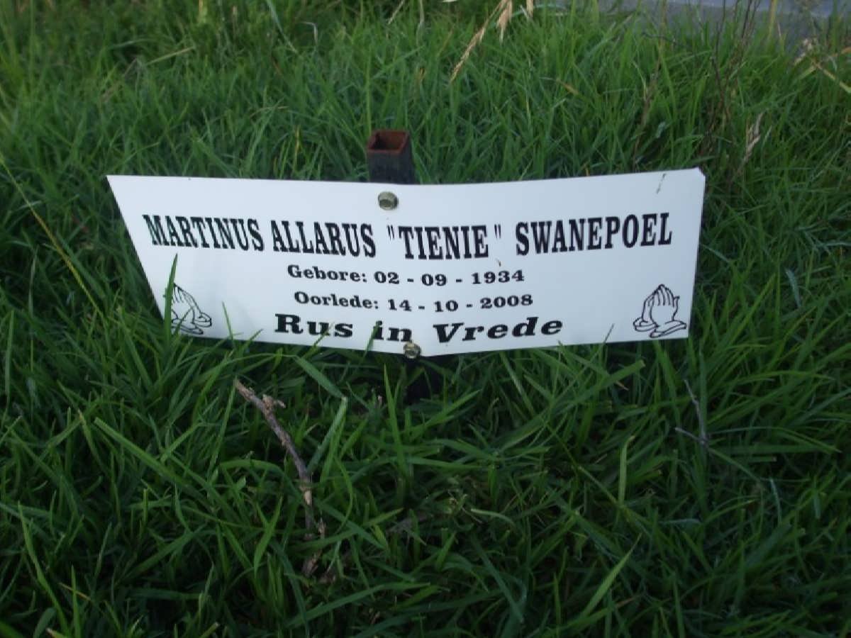 SWANEPOEL Martinus Allarus 1934-2008