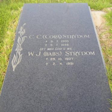 STRYDOM C.C. 1905-1988 :: STRYDOM W.J. 1907-1991