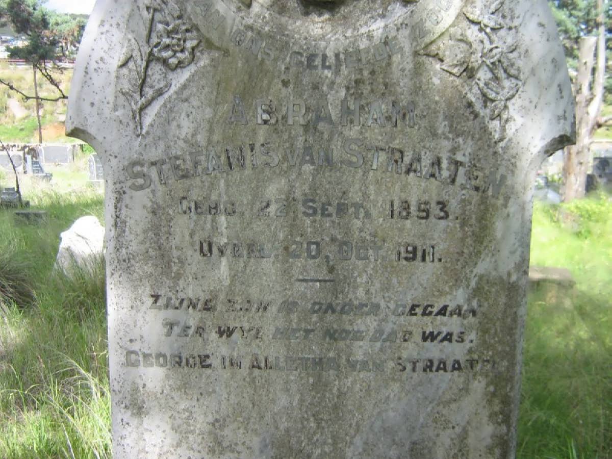 STRAATEN Stefanis, van 1853-1911