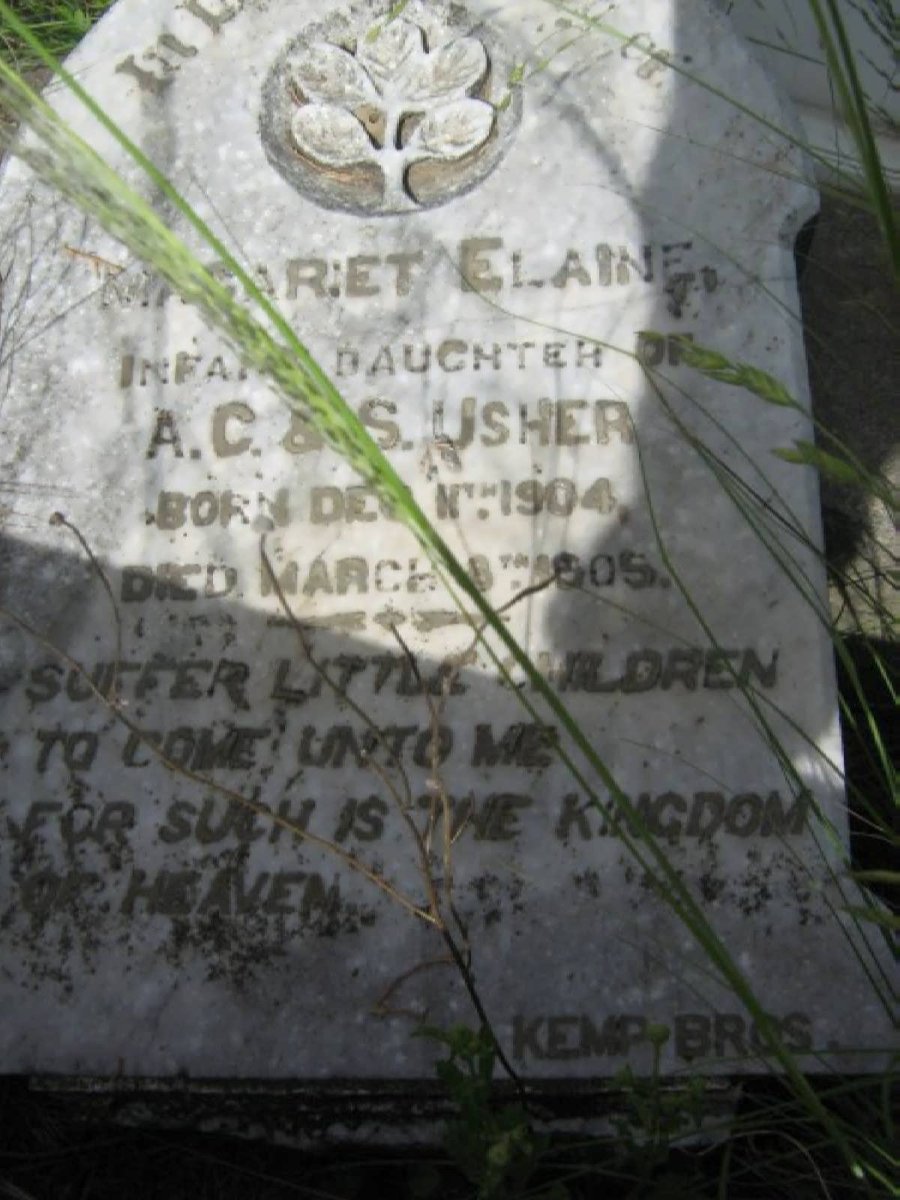 USHER Margaret Elaine 1904-1905