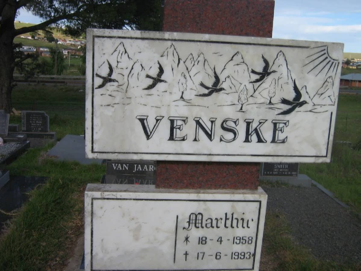 VENSKE Marthie 1958-1993