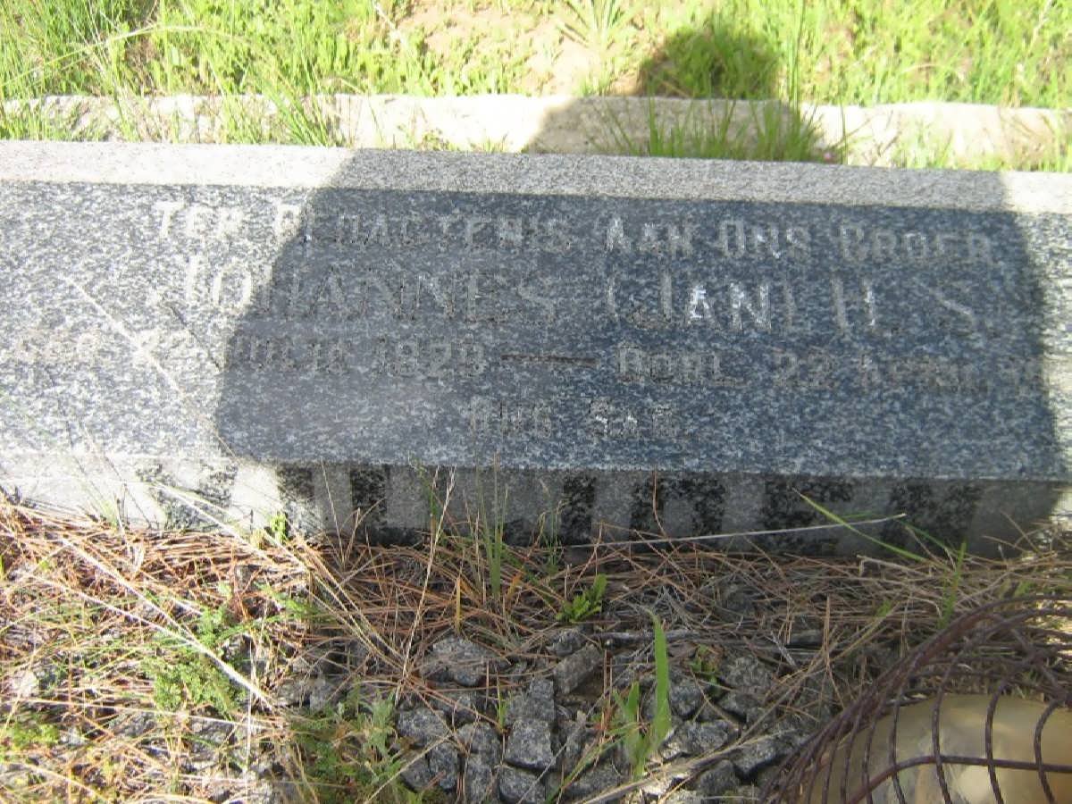 VILJOEN Johannes H.S. 1929-1958
