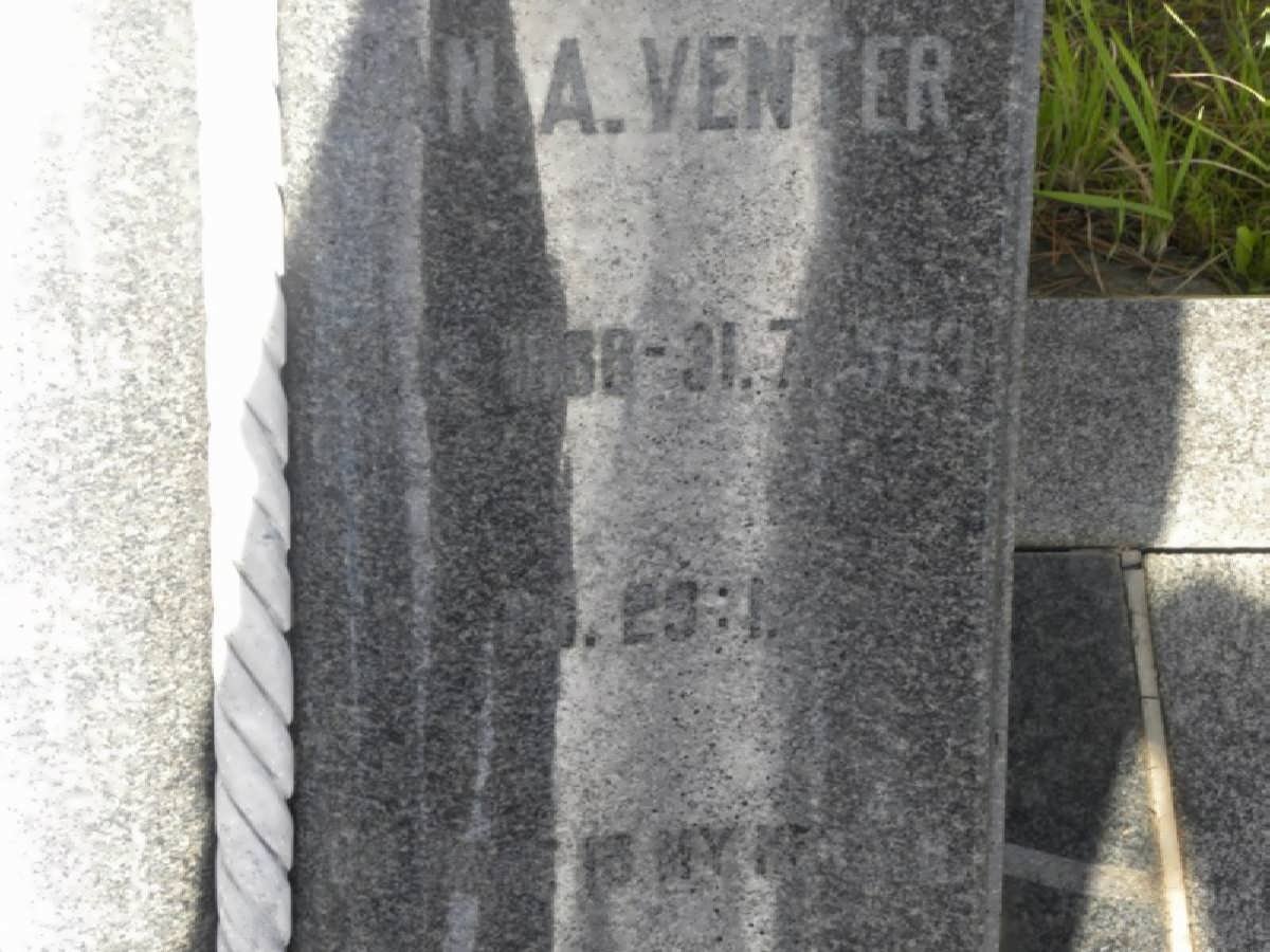 VENTER Jan A. 1888-1963