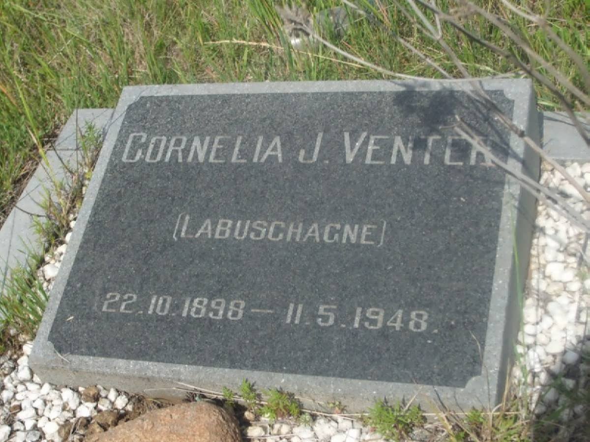 VENTER Cornelia J. nee LABUSCHAGNE 1898-1948