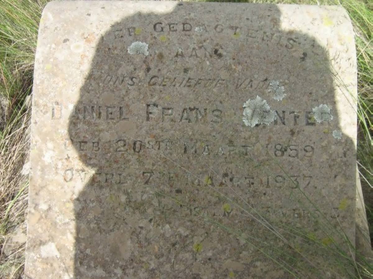 VENTER Daniel Frans 1859-1937