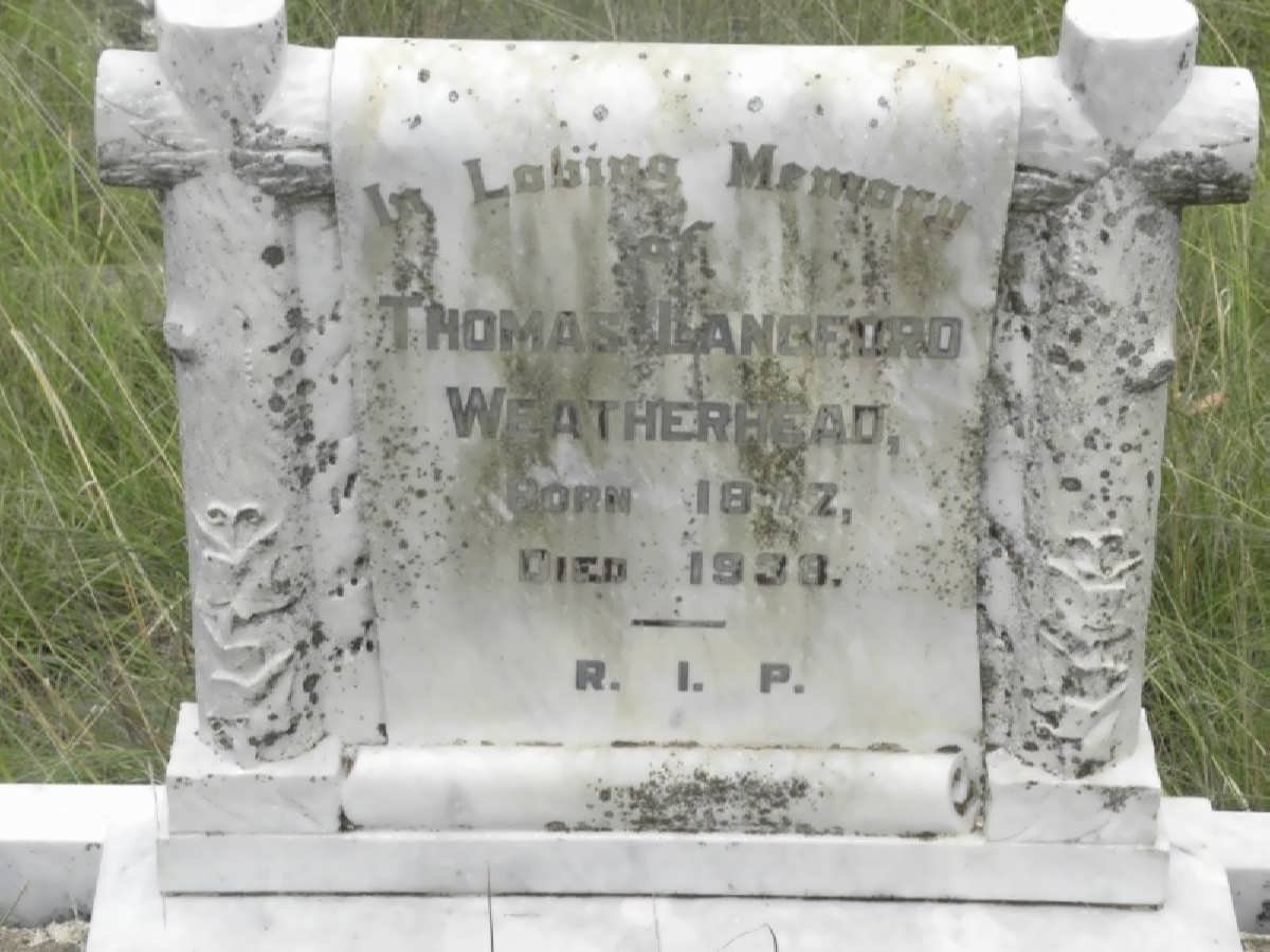 WEATHERHEAD Thomas Langford 1872-1938