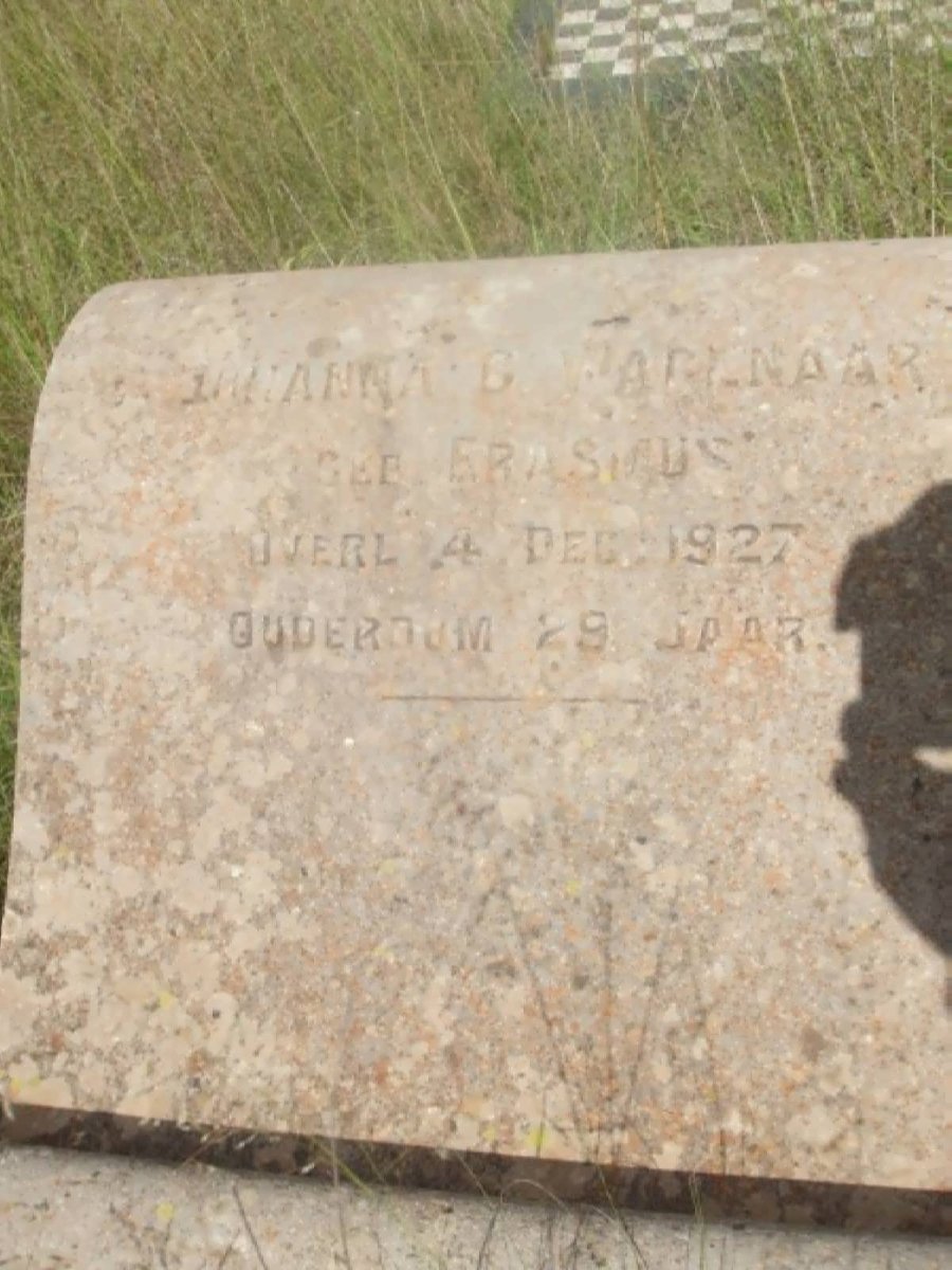 WAGENAAR Johanna G. nee ERASMUS -1927