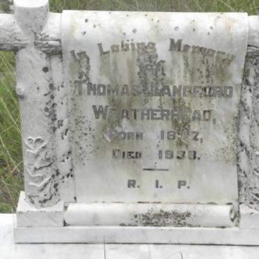 WEATHERHEAD Thomas Langford 1872-1938