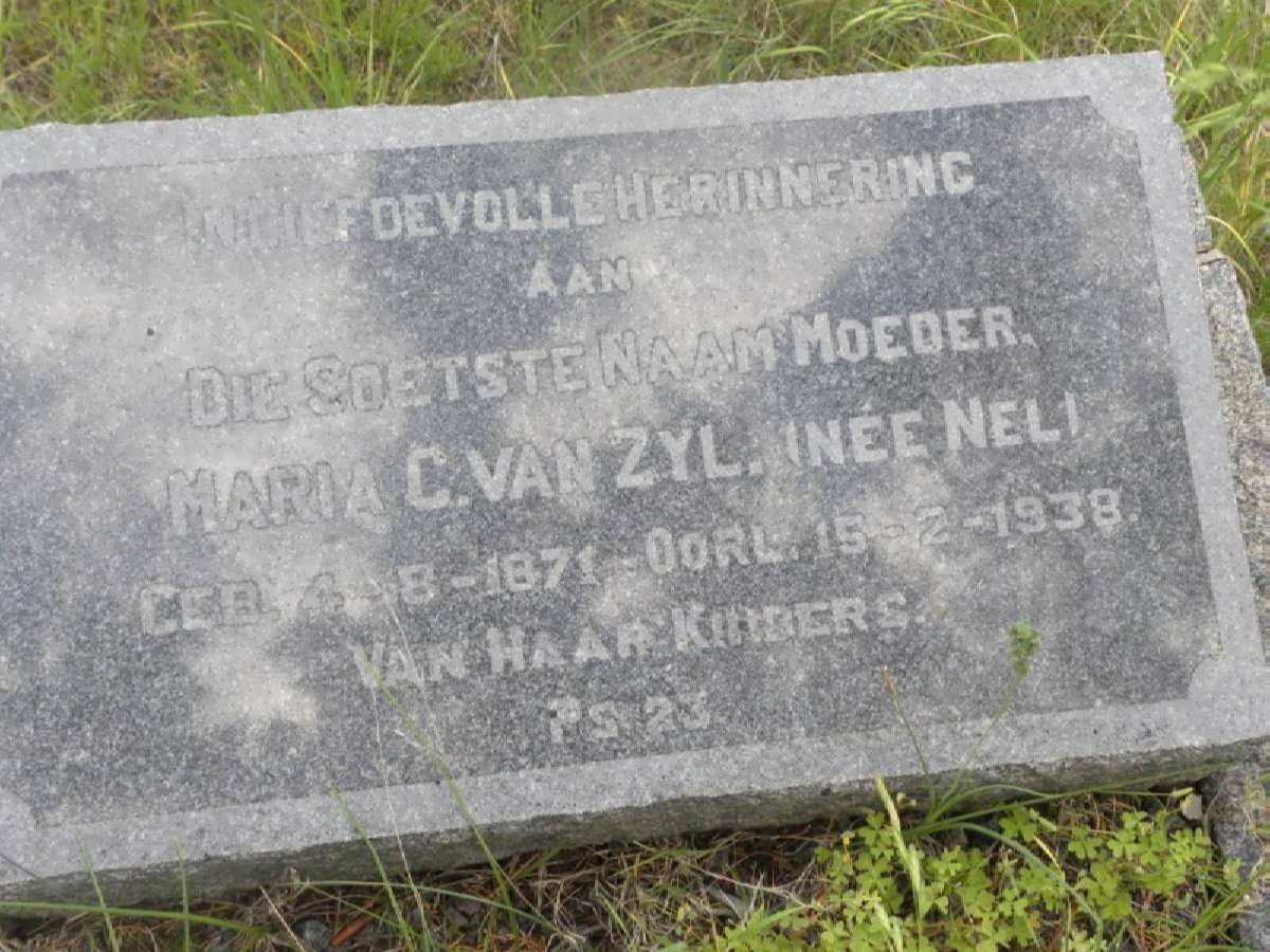 ZYL Maria C., van nee NEL 1871-1938