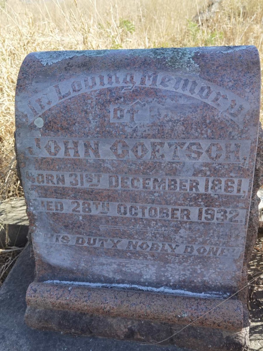 GOETSCH John 1861-1932