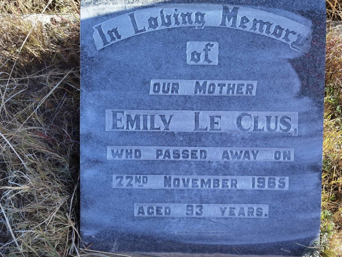 CLUS Emily, le -1965