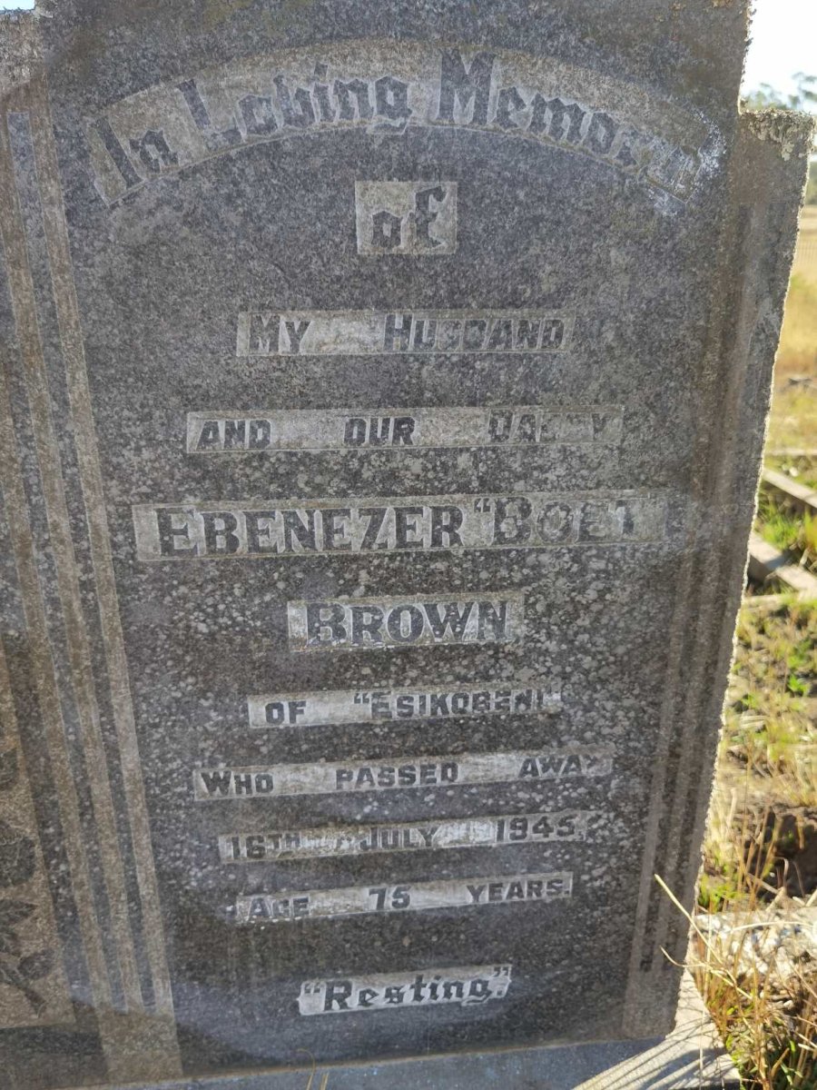BROWN Ebenezer -1945