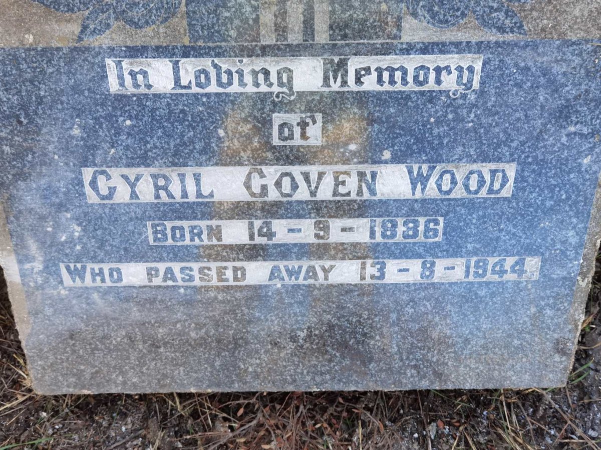 WOOD Cyril Goven 1886-1944